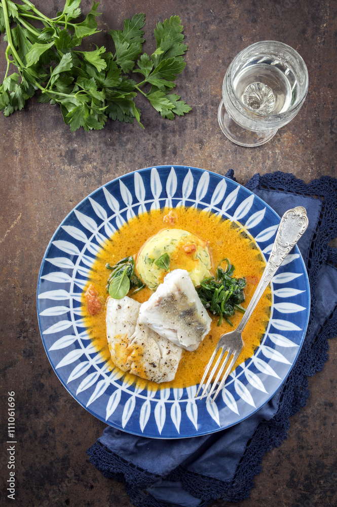 Fischeintopf mit Kartoffelpüree Stock Photo | Adobe Stock Fischeintopf mit Kartoffelpüree Stock Photo | Adobe Stock