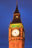 Fototapeta Big Ben - Big Ben and house of parliament at twilight, London, UK..