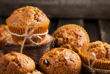 Fresh Homemade Delicious Carrot Muffins