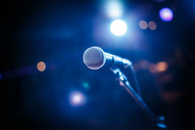 Microphone On Stage