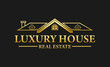 Luxury House Real Estate Logo