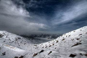 Mountain day winter