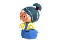 Handmade Crochet Grandmother Doll.