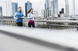 © Westend61 - Lifestyle,Frankfurt,Fluss,Skyline,Main,Fitness,Textfreiraum