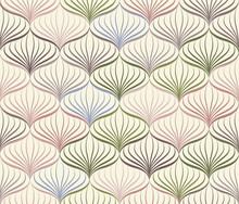 Abstact Floral Geometric Pattern Arabic Ornamental Background Oriental Line Ornament 