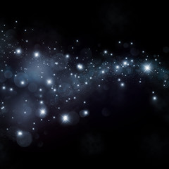 Wall Mural - glittering particles stardust golden wallpaper
