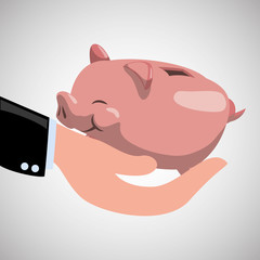 financial item design. money icon. flat illustration