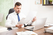 © AntonioDiaz - Businessman reviewing some charts