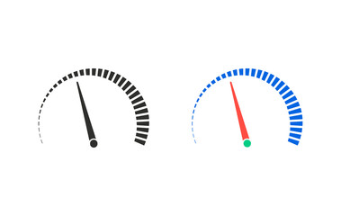 Wall Mural - Speedometer- vector icon.