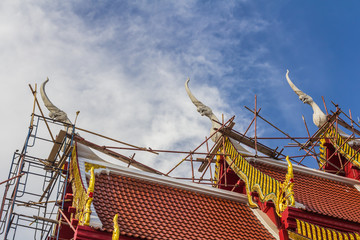 Wall Mural - Thai Temple roof