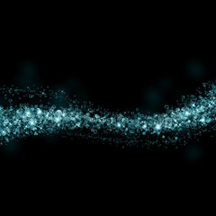 Wall Mural - Sparkling spalttering beads tail