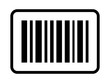 Business inventory barcode / bar code line art icon for apps and websites