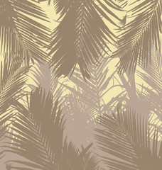 Wall Mural - tropical leaf background