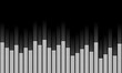 © pentortorpong - Graphics of music equalizer on black background