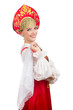 © stas_80 - beautiful smiling russian girl in folk costume