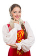 © stas_80 - beautiful smiling russian girl in folk costume