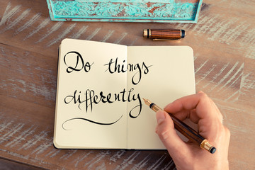 Wall Mural - do things differently