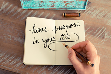 Wall Mural - have purpose in your life