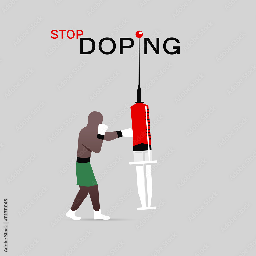 Stop doping icon