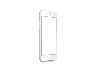 Phone Silver isolated on white background