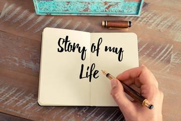 Wall Mural - handwritten quote as inspirational concept image