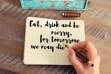 Wall Mural - handwritten quote as inspirational concept image