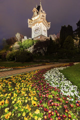 Fototapete - The Uhrturm in Graz