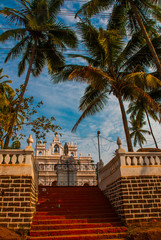 Wall Mural - A temple in Goa. Church of our lady of mount carmel. Arambol. India.