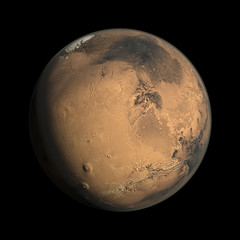 Wall Mural - mars 3d render