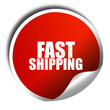 © Argus - fast shipping, 3D rendering, red sticker with white text