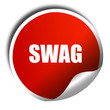 © Argus - swag internet slang, 3D rendering, red sticker with white text