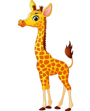 Cute Giraffe Cartoon