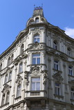 Fototapeta Na drzwi - Façade d’immeuble classique à Prague