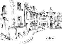 City Street Sketch