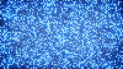 Wall Mural - blue glitter dots abstract background