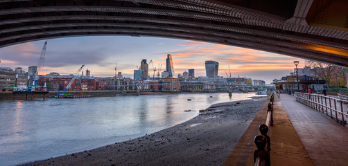 Fototapete - River Thames London,UK
