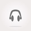 © fotoscool - vector modern headphone buttons web icon