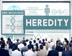Wall Mural - Heredity Biology Chromosome Molecular Science Concept