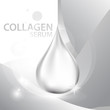 Collagen Serum Background Concept Skin Care Cosmetic