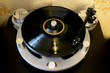 © Anna Baburkina - Gramophone with a vinyl record, closeup