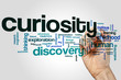 Curiosity word cloud