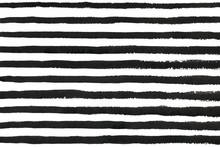 Watercolor Black Stripe Grunge Pattern.