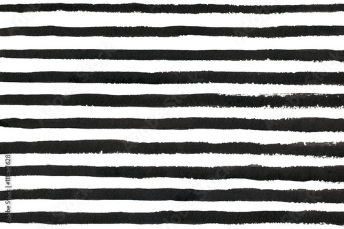 Watercolor black stripe gru...