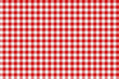 Red and white checked texture.