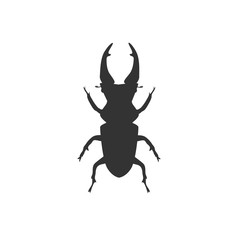 Sticker - Big Beetle Deer with Horns