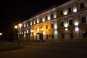 Street city at night
