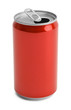 Red Soda Can Open