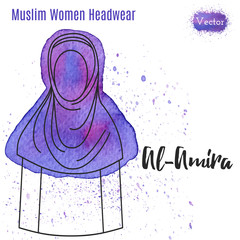 Muslim, Islamic female headgear