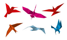 Vector Origami Birds