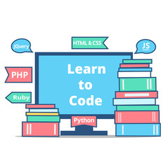 Wall Mural - learn to code